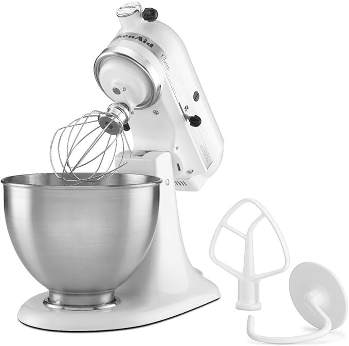 KitchenAid Classic Series K45SS 4.5 Quart Tilt-Head Stand Mixer