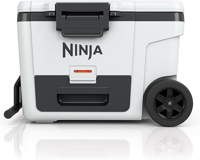 Ninja FrostVault Cooler with Wheels – Insulated Hard Cooler with Temp Dry Storage Drawer