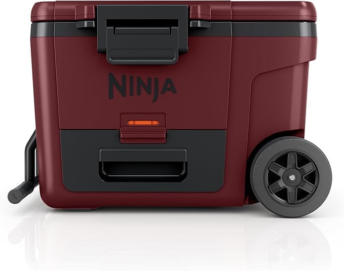Ninja FrostVault Cooler with Wheels – Insulated Hard Cooler with Temp Dry Storage Drawer