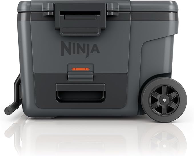 Ninja FrostVault Cooler with Wheels – Insulated Hard Cooler with Temp Dry Storage Drawer
